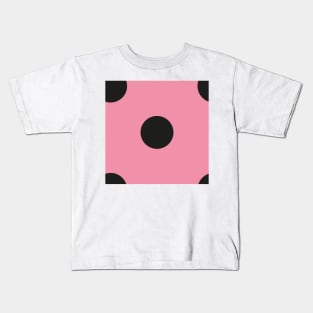 pink polka dots Kids T-Shirt